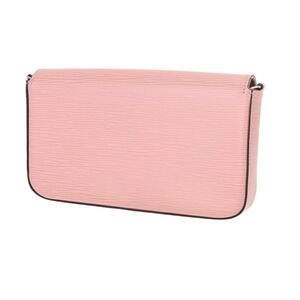 Louis Vuitton Felicie Shoulder Leather Pochette Rose Ballerine Bag Pink Epi